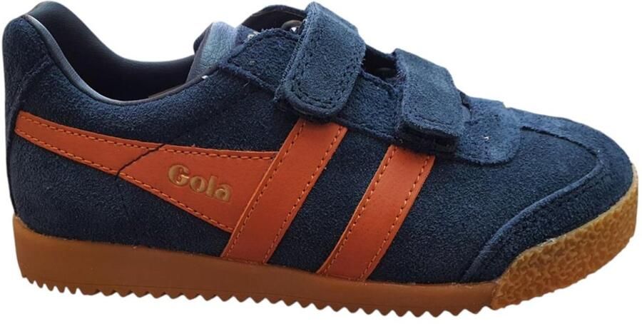 Gola Barrier Strap leren kinderschoenen