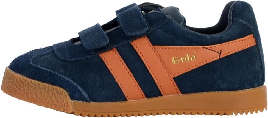Gola Barrier Strap leren kinderschoenen