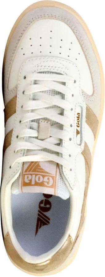 Gola CLB336 Hawk Trainer White Gold Sportieve Retro Sneaker - Foto 5