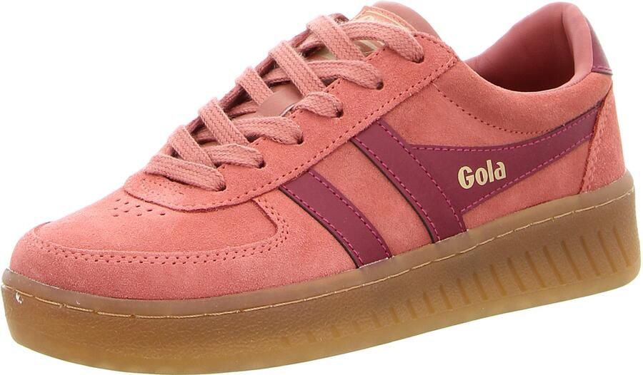 Gola Grandslam suède sneakers roze bordeaux