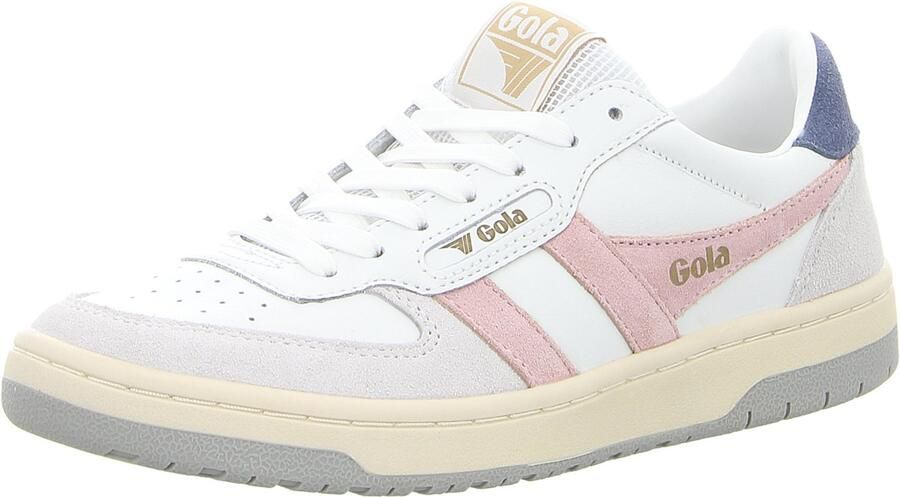 Gola Klassieke Cyclone Leren Sneakers Wit Zwart Vrouwen - Foto 2