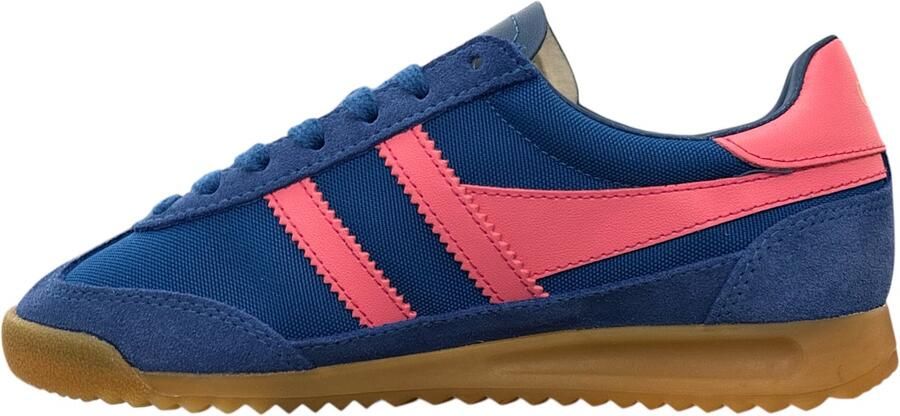 Gola Dames Sneaker Tornado Sapphire Fluo Pink BLAUW - Foto 3