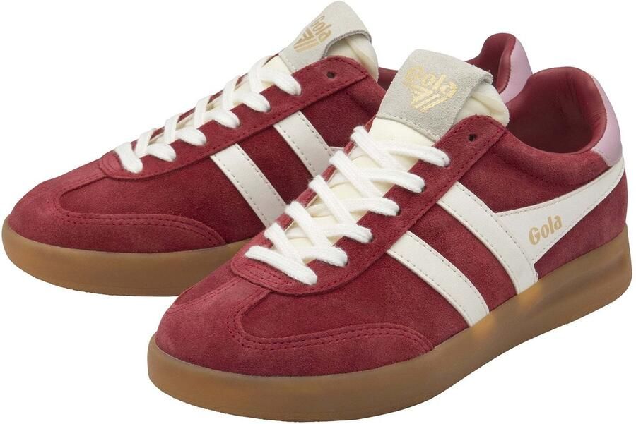 Gola Dames sneakers met veters van suède Cyclone