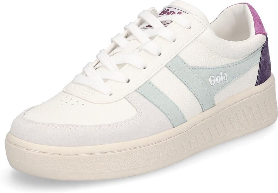 Gola damessneaker Grandslam Trident wit blauw