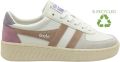 Gola Grandslam Trident leren sneakers wit camel - Wit
