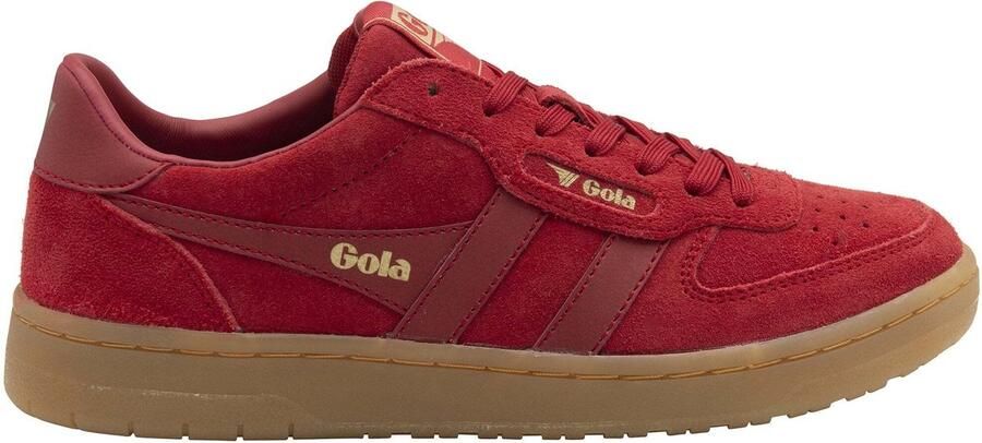 Gola Hawk '86 suède sneakers rood