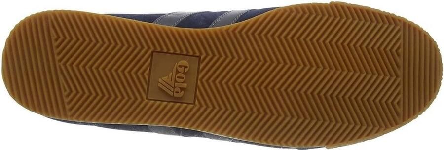Gola Harrier suède sneakers kaki oranje - Foto 2