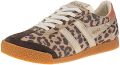 Gola Elan Safari Damessneaker Leopard-Mocha-Goud-Terracotta - Bruin