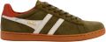 Gola Equipe II Suede Sneakers olijfgroen bruin - Groen