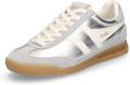 Gola Firefly Metallic Damessneaker Zilver-Off-Wit - Wit