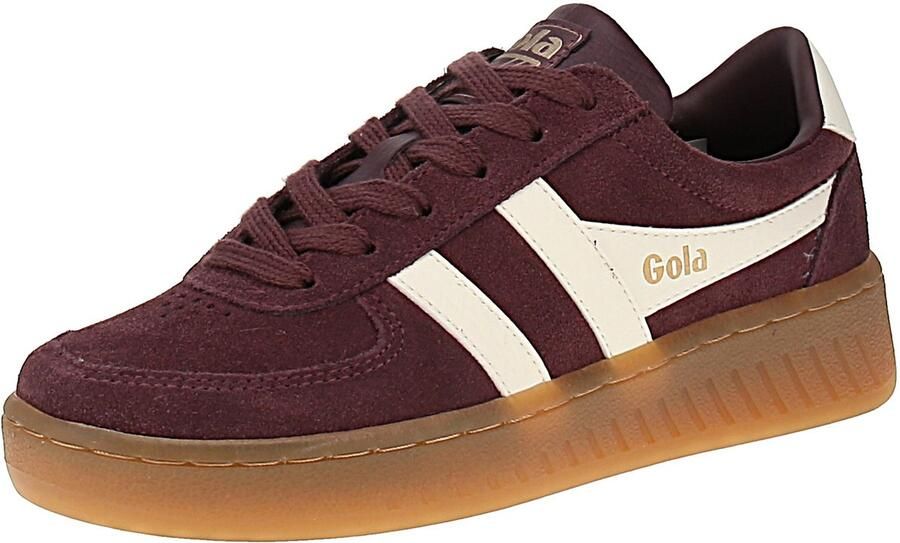 Gola Grandslam Suede Damessneaker Windsor-Wine-Green-Mist-Gum