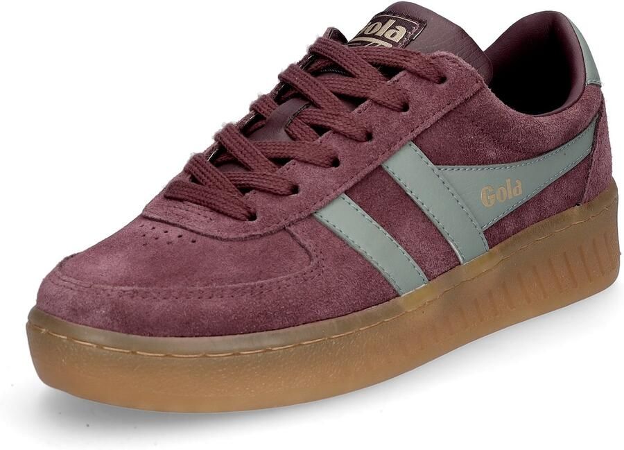 Gola Grandslam Suede Damessneaker Windsor-Wine-Green-Mist-Gum - Foto 2