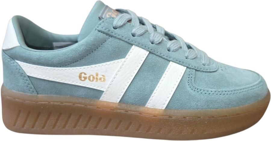 Gola Sneakers laag turquoise wit