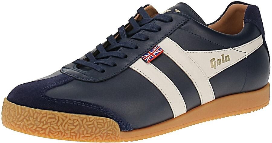 Gola Harrier Elite 2 Trainer Heren Sneaker Navy-Off-White