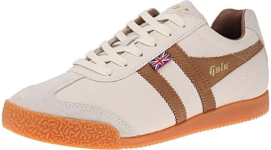 Gola Harrier Hampstead Trainer Heren Sneaker Wit-Russet