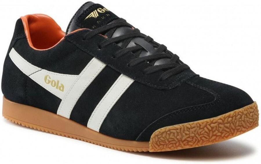 Gola Harrier Suede Heren Sneaker Ash-Ecru