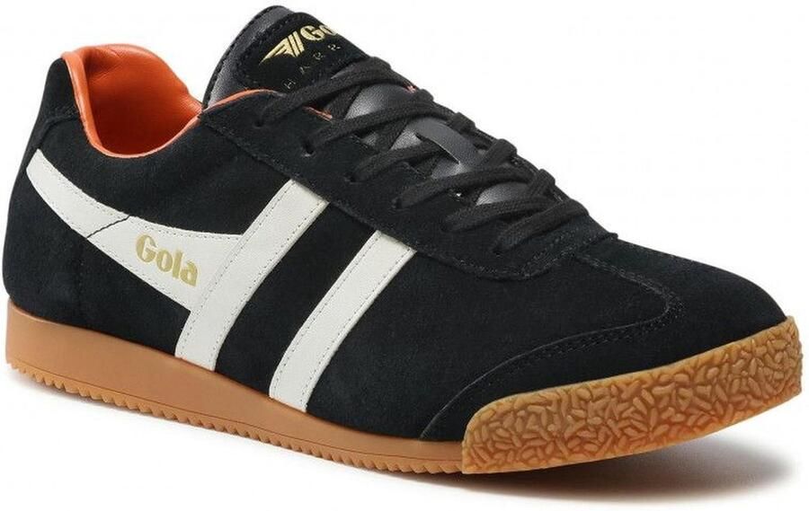 Gola Harrier Suede De sneakers van de manier Mannen Zwarte