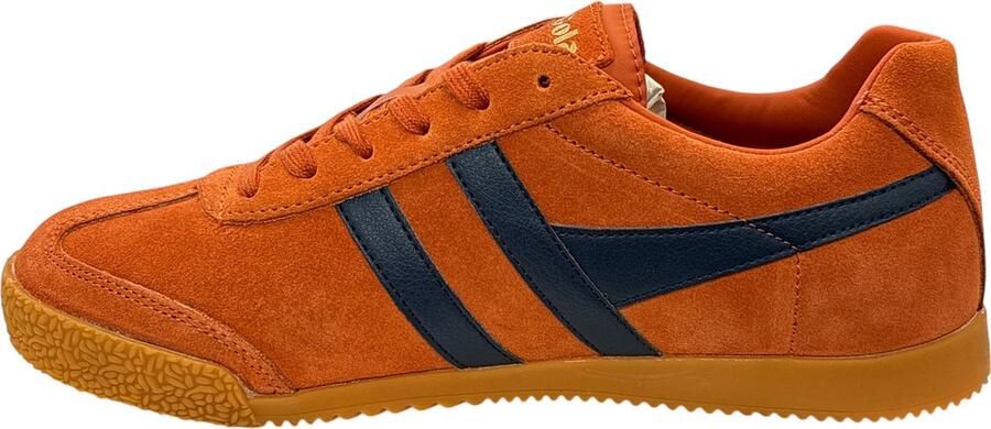 Gola Harrier Suede Heren Sneaker M.Oranje-Navy