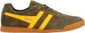 Gola Retro Stijl Sneaker in Khaki Geel - Bruin