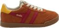Gola Leren veterschoenen voor babyjongens Elan - Oranje