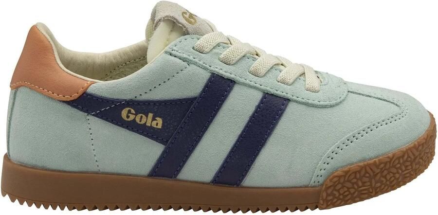 Gola Kinder sneakers met veters in daim Elan