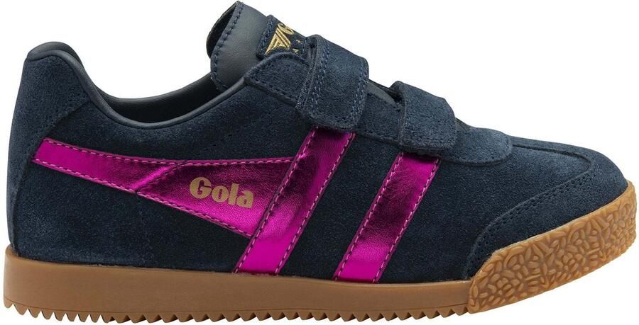 Gola Lage leren sneakers voor kinderen: Harrier Glitz Strap Trainer