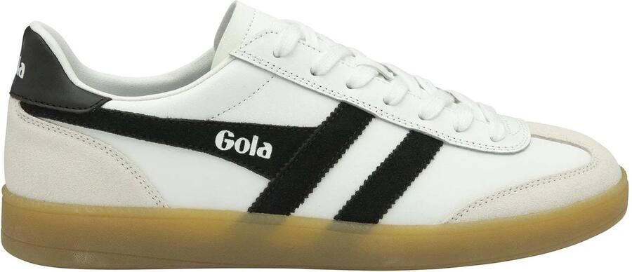 Gola Nette schoenen VIPER LEATHER WB- WHITE BLACK GUM CMB744