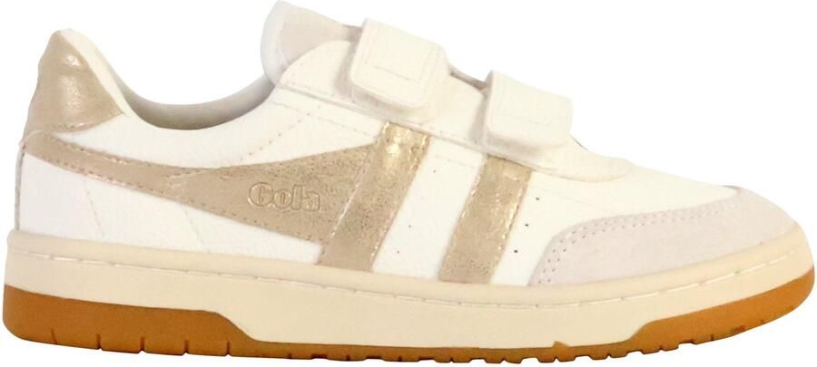 Gola Falcon Mirror leren sneakers wit goud - Foto 5