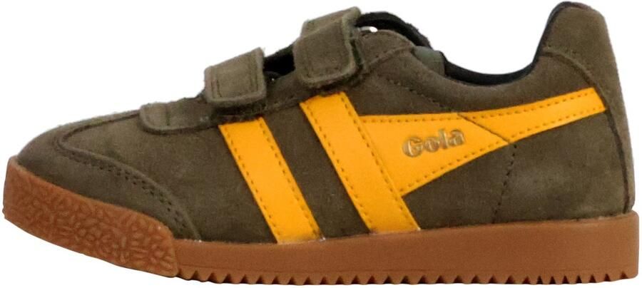 Gola Kid's Harrier VC Sneakers maat 13K bruin olijfgroen - Foto 3