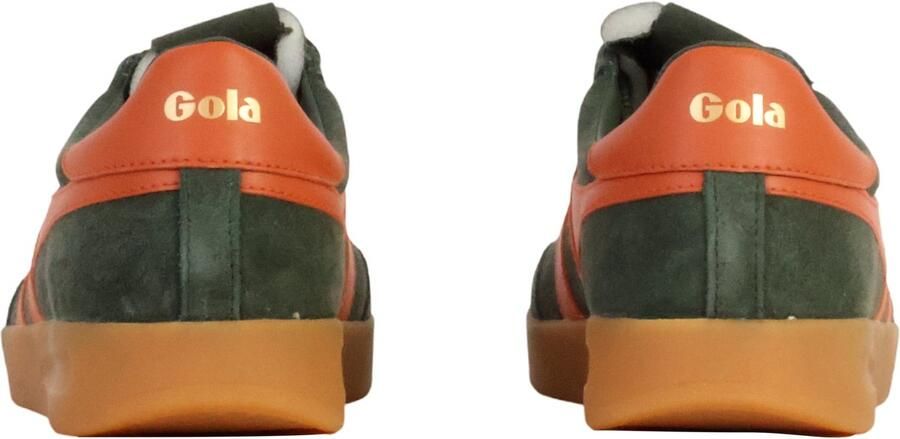 Gola Cyclone Leather Sneakers bruin olijfgroen