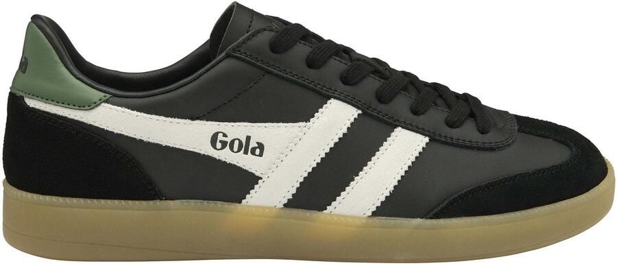 Gola Nette schoenen VIPER LEATHER BW-BLK O.WHT EVERGRN GUM CMB744