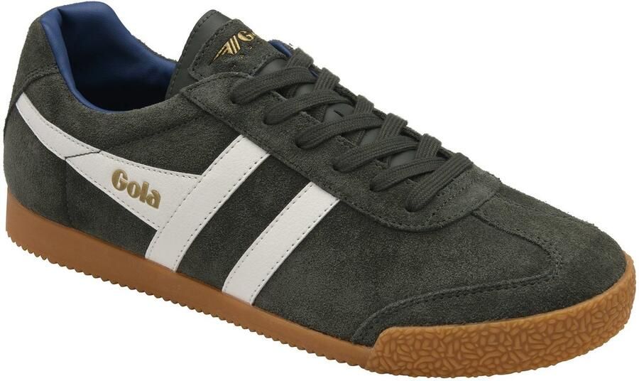 Gola Harrier Suede Sneakers olijfgroen