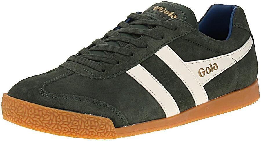Gola Harrier Suede Sneakers olijfgroen