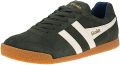Gola Harrier Herensneaker Donker-Khaki-Off-White-Marine-Blauw - Kaki