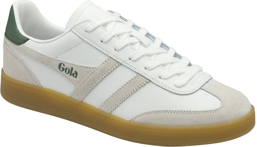 Gola Lage Sneakers viper leather white white evergreen CMB744