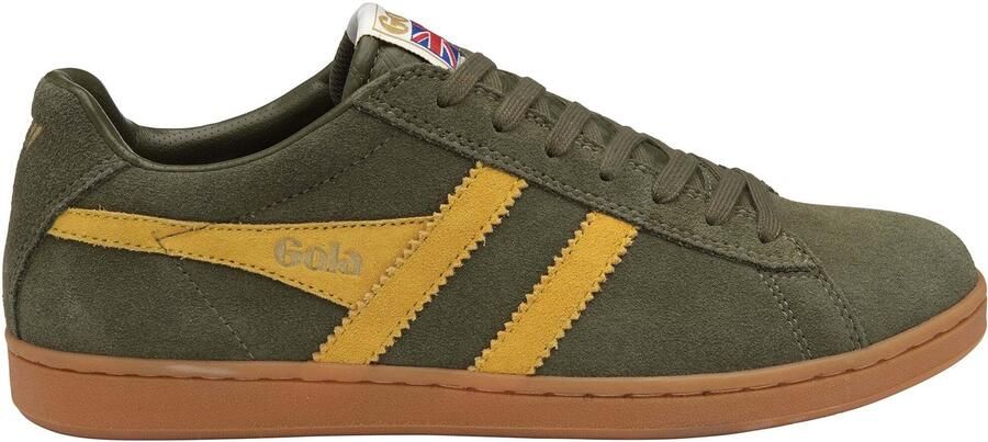 Gola Equipe Suede Sneakers olijfgroen bruin