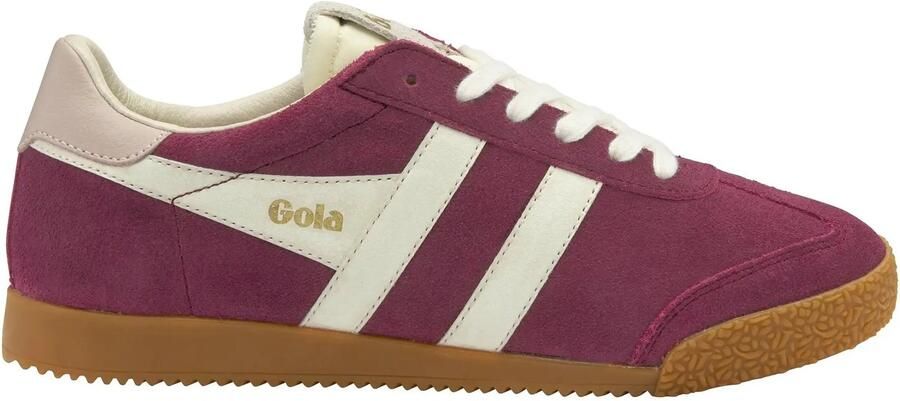 Gola Elan suède sneakers donkerroze