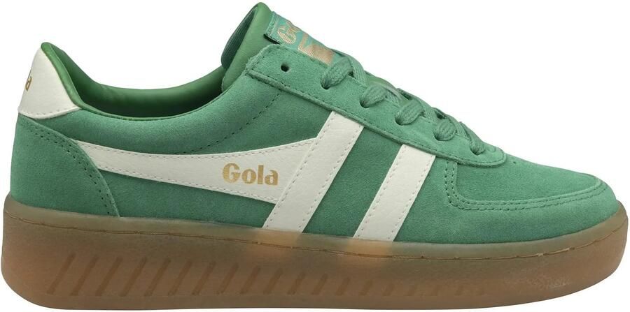Gola Sneakers laag 'Grandslam' lichtbeige groen