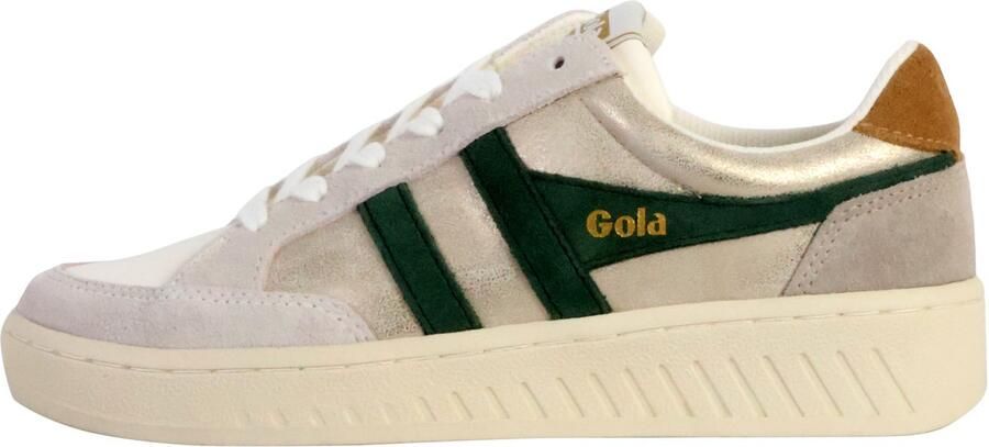 Gola Superslam blaze leren sneakers goud groen - Foto 3