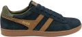 Gola Lage Sneakers EQUIPE II SUEDE - Kaki Marine Tabak/Bruin/Groen