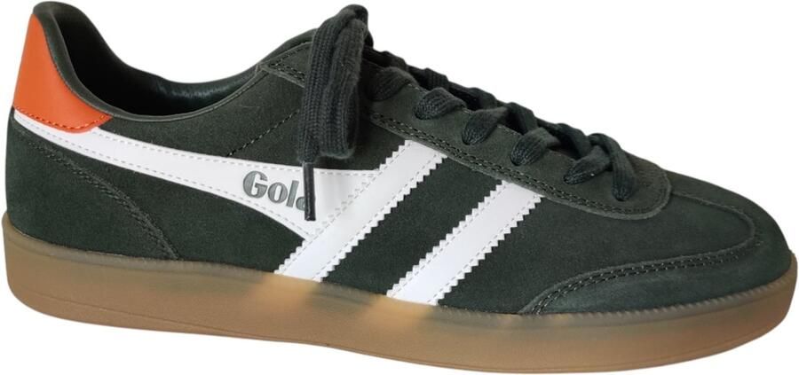 Gola Viper Herensneaker Donker-Khaki-Wit-Moody-Orange-Gum