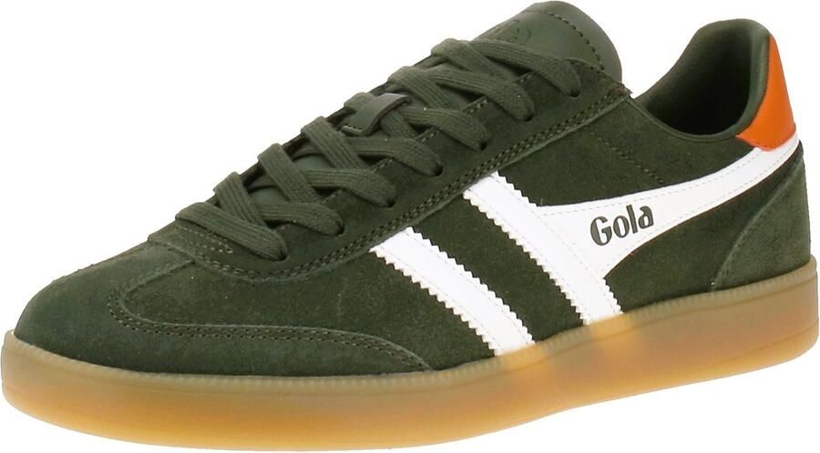 Gola Viper Herensneaker Donker-Khaki-Wit-Moody-Orange-Gum
