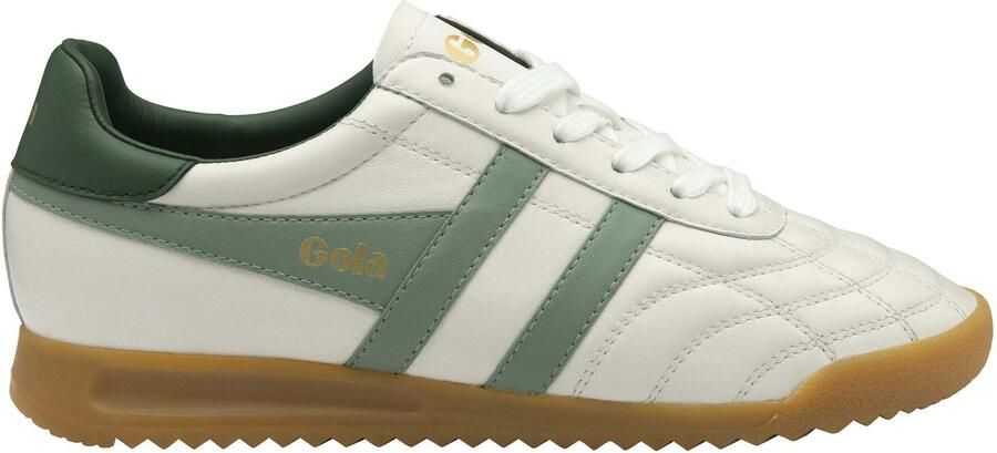 Gola Stadium leren sneakers wit blauw roze