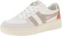 Gola Grandslam Trident Damessneaker Wit-Bot-Flax - Thumbnail 1