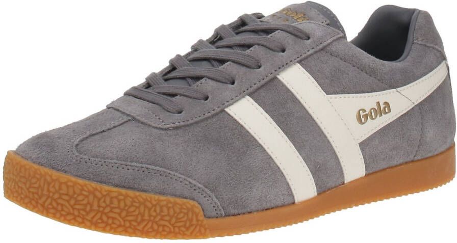 Gola Harrier Suede Heren Sneaker Ash-Ecru