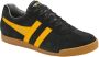 Gola Harrier Suede De sneakers van de manier Mannen Zwarte - Thumbnail 1