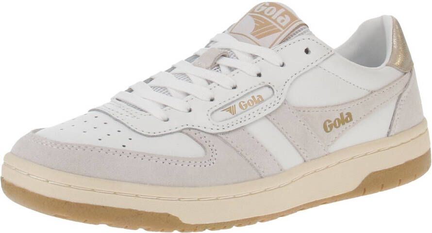 Gola Hawk Damesschoen Wit-Wit-Goud