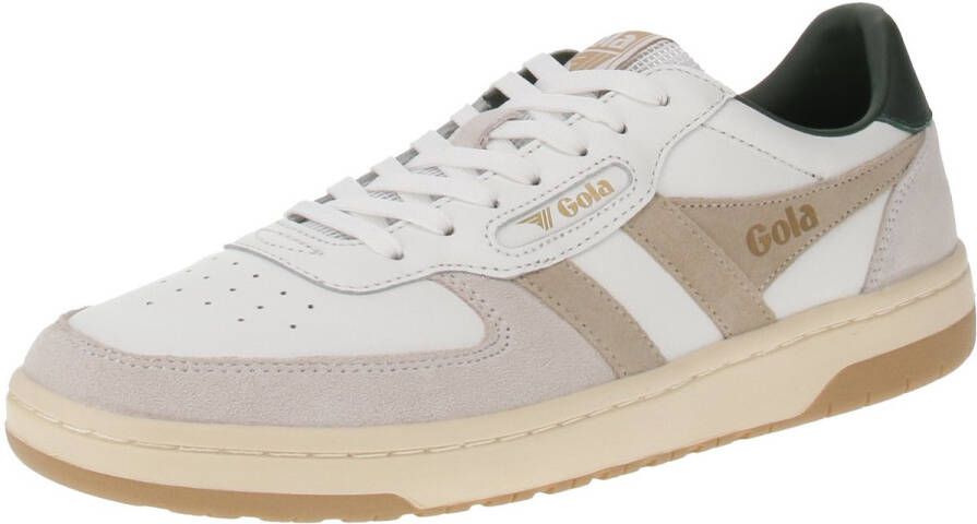 Gola Hawk XL Heren Sneaker Wit-Bot-Donker-Kaki