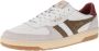 Gola Hawk Herensneaker Wit-Khaki-Roest - Thumbnail 1