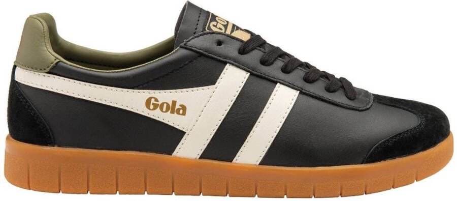 Gola Hurricane Leather De sneakers van de manier Mannen Zwarte